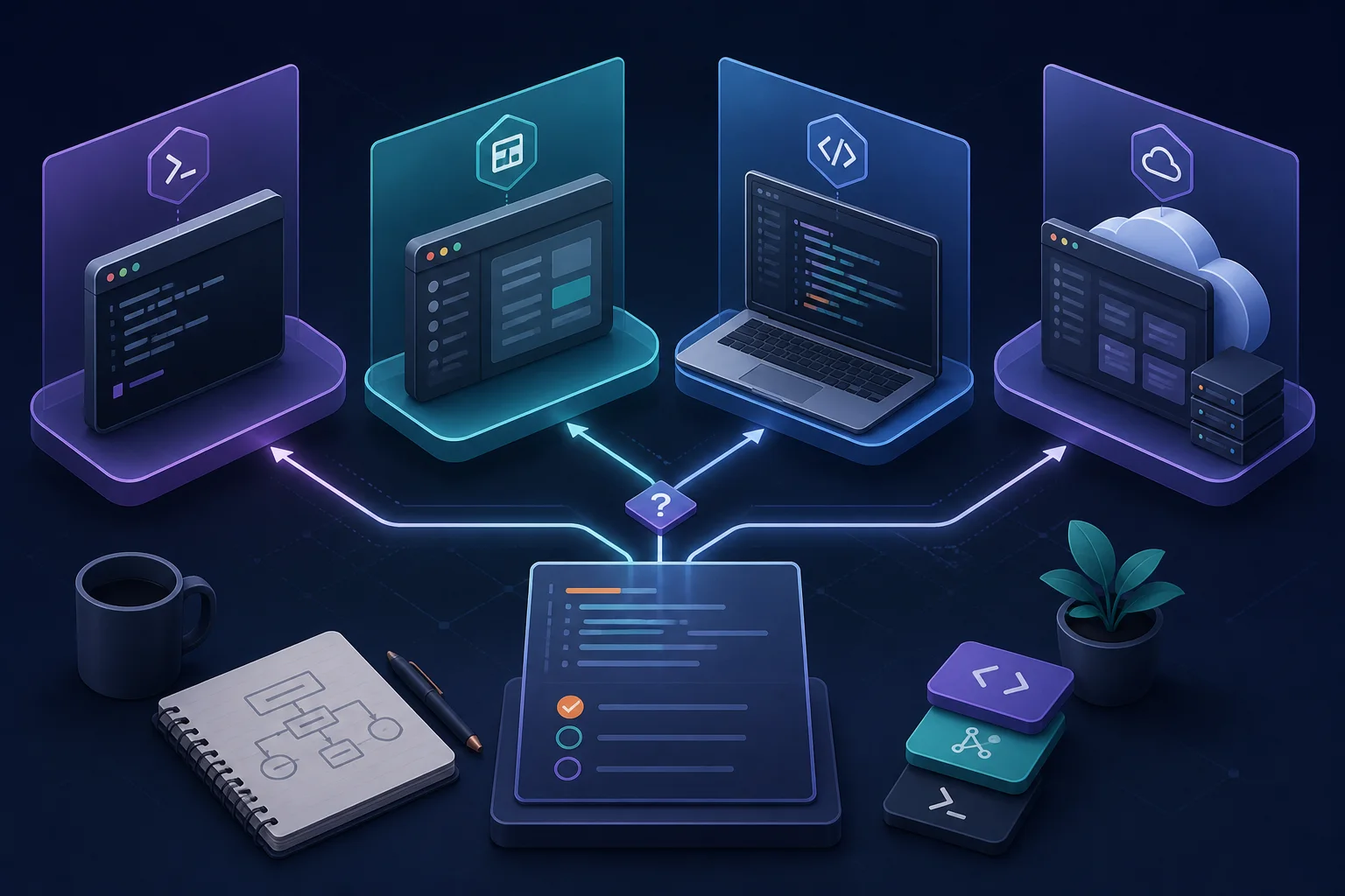 같은 작업이 Codex CLI, 앱, IDE와 클라우드 환경으로 나뉘는 선택도